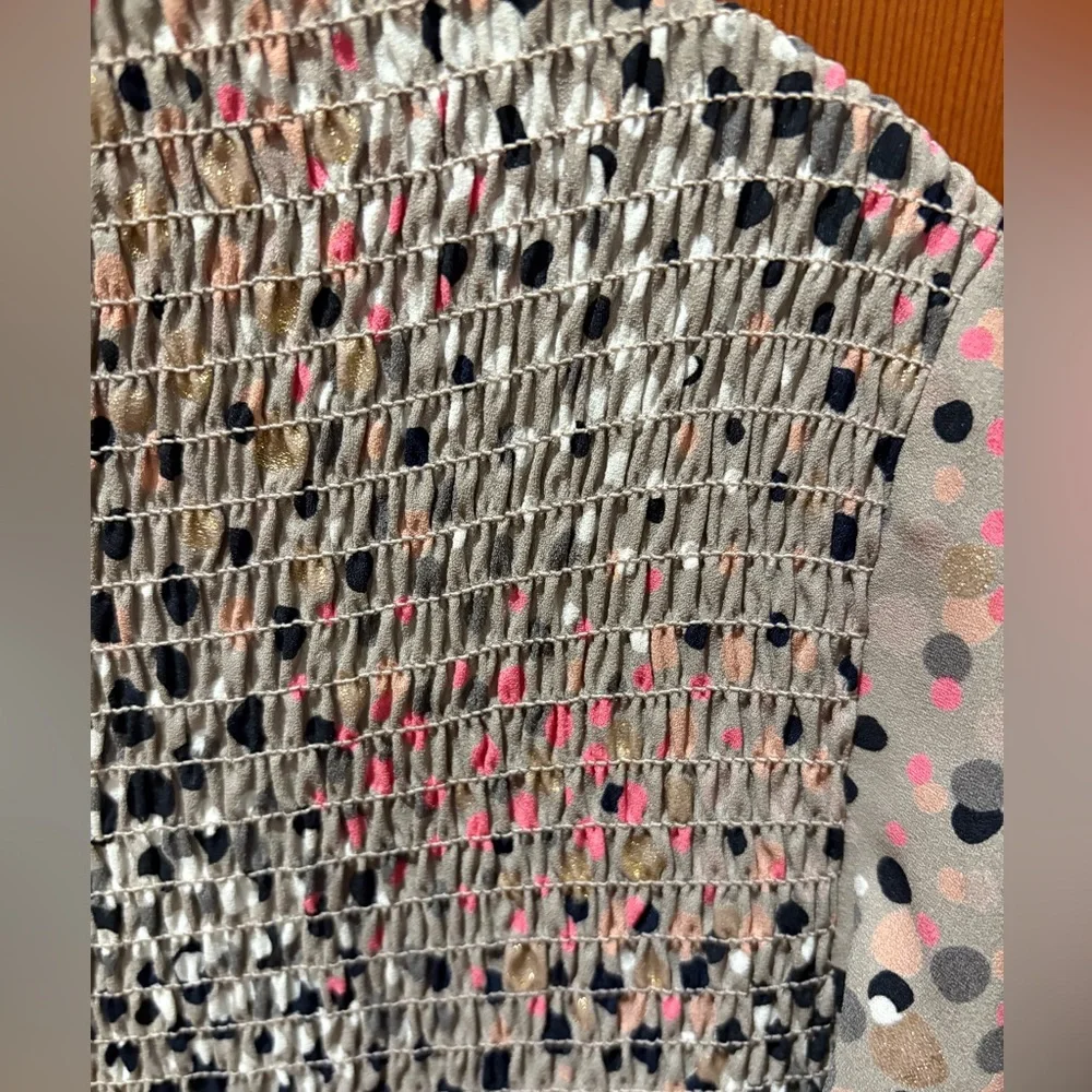 Kate Spade Soirée Dot Smocked Dress - Picture 13 of 13